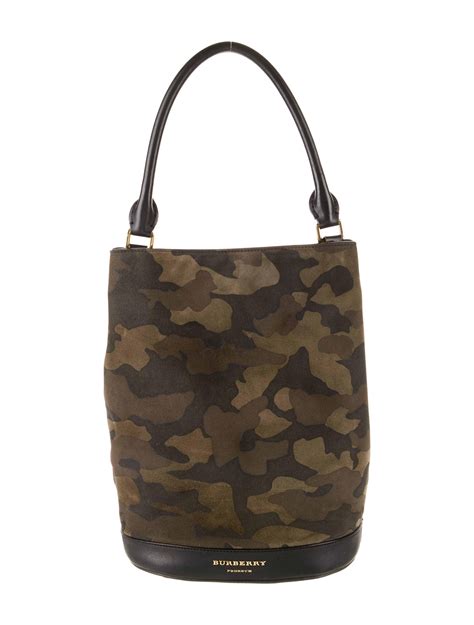 burberry green the bucket bag in camo|Burberry Prorsum Bucket Bags .